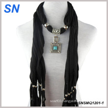 2014 Fashion Pendant Jewelery Scarves (SN1201-1)